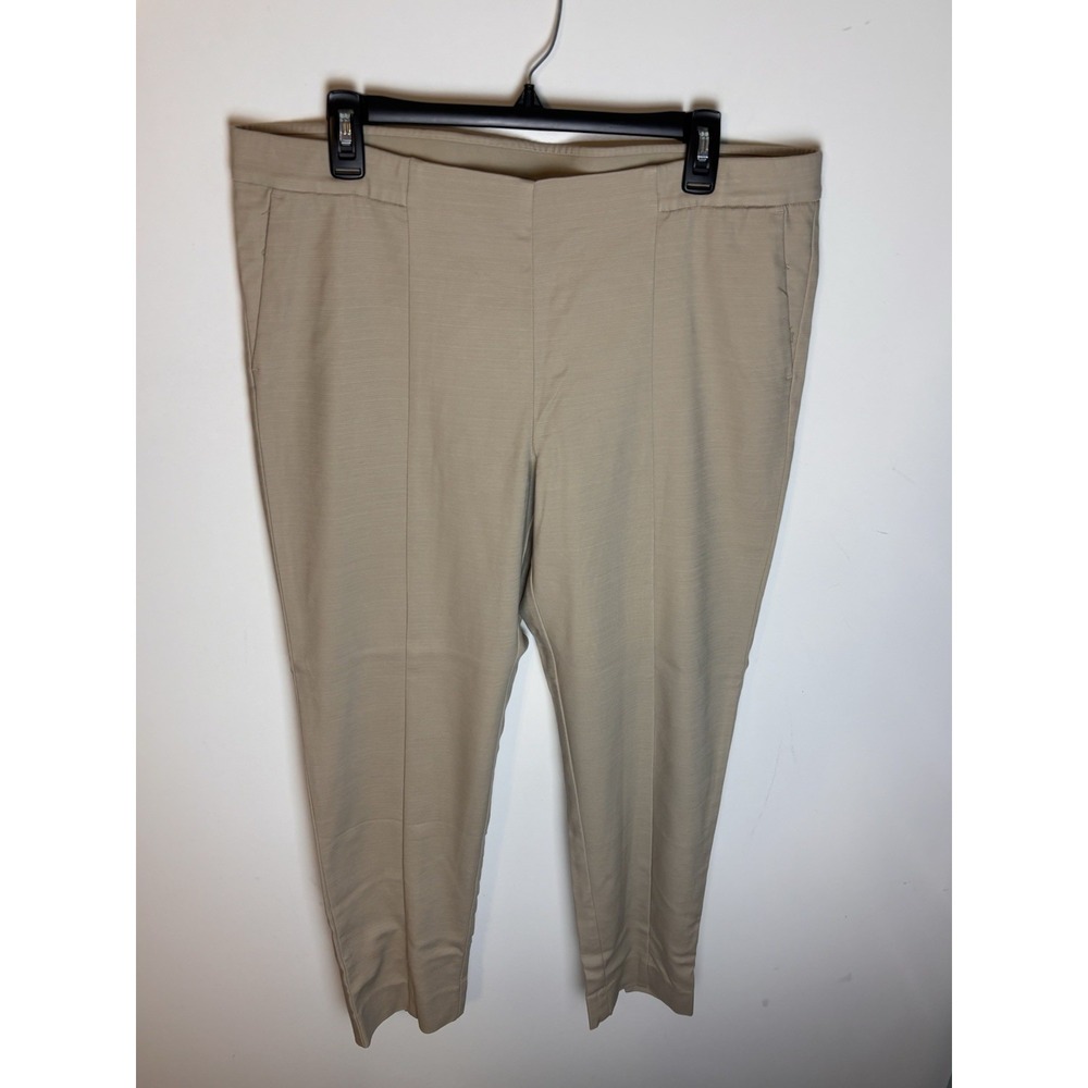 J Jill Pants Womens Size 16 Essential Slim Ankle Stretch Comfort Work Pants NWT